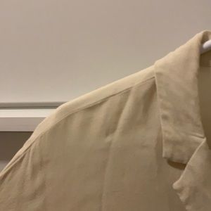 Cream Frank and Oak Blouse